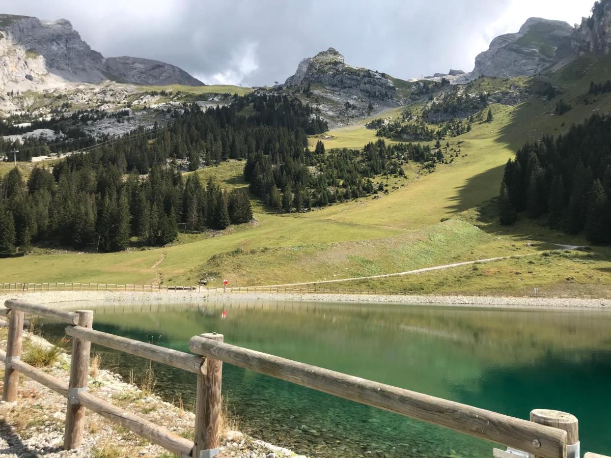 Appartement T2 Col De Merdassier Au Pied Des Pistes Manigod Zewnętrze zdjęcie