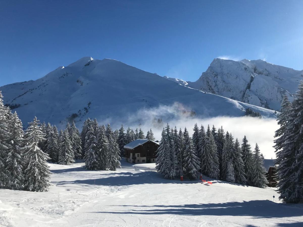 Appartement T2 Col De Merdassier Au Pied Des Pistes Manigod Zewnętrze zdjęcie